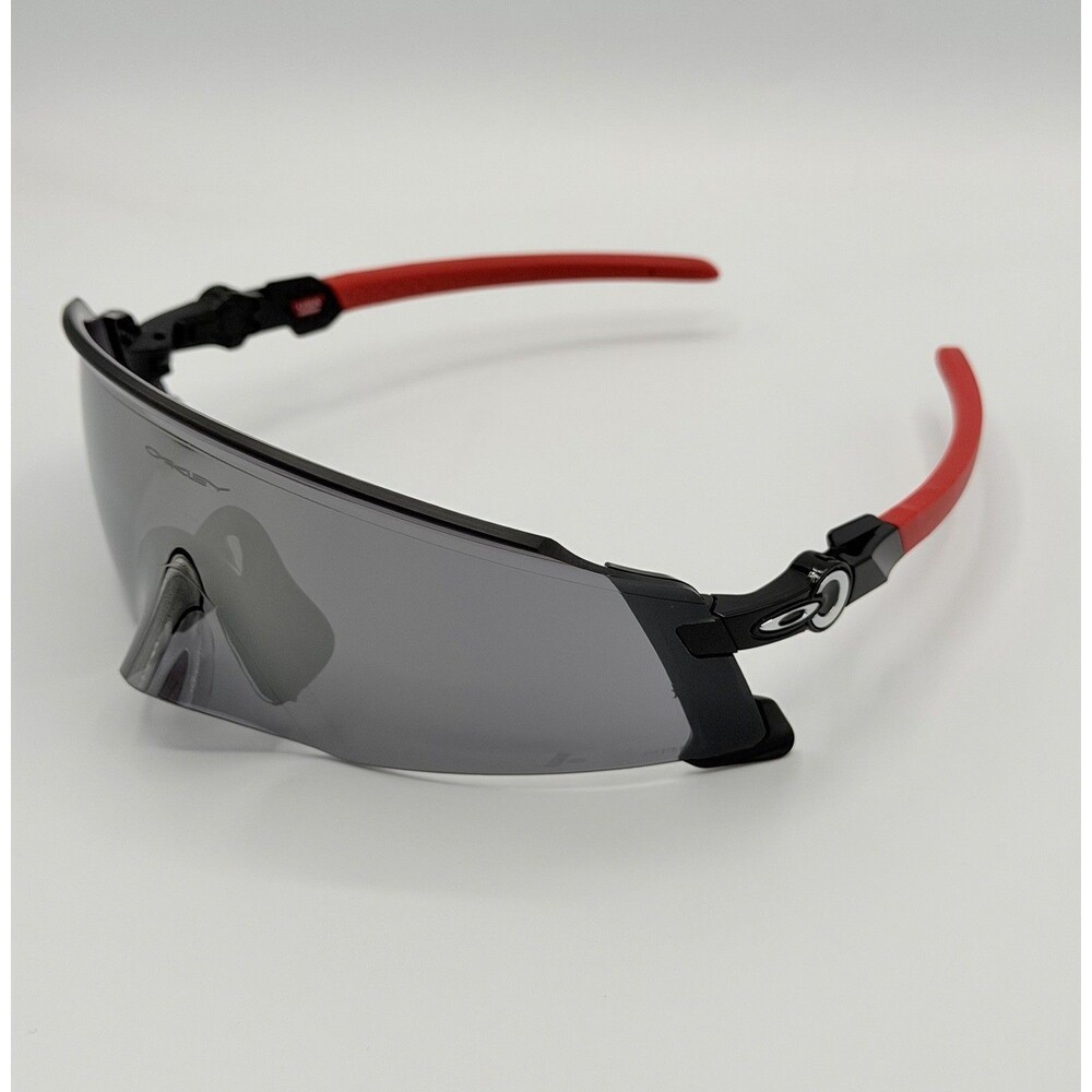 Oakley Kato Polished Black/Red Prizm Black Iridium Lens Sunglasses  (Authentic)